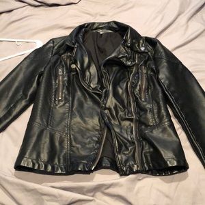 Free people leather jacket